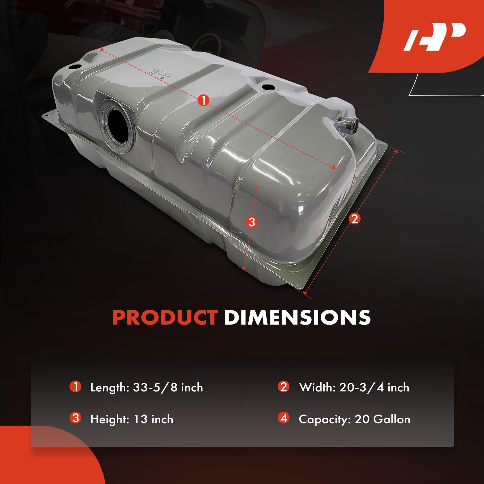 Amazon.com: A-Premium Fuel Tank with Lock Ring & O-Ring Compatible